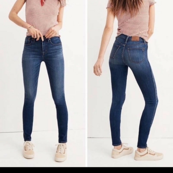 Madewell Denim - Madewell 10" High-Rise Skinny Jeans  25